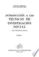 Introducción a las técnicas de investigación social