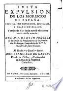 Iusta expulsion de los Moriscos de España