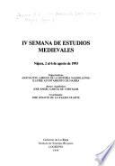 IV Semana de Estudios Medievales