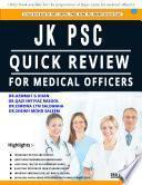 JK PSC QUICK REVIEW FOR MEDICAL OFFICERS