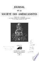 Journal de la Société des américanistes