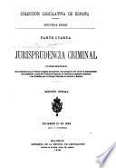 Jurisprudencia criminal