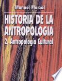 La antropología cultural