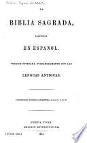 La Biblia Sagrada, traducida en español