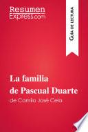 La familia de Pascual Duarte de Camilo José Cela (Guía de lectura)