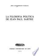 La filosofía política de Jean Paul Sartre