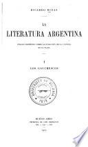 La literatura argentina: Los gauchescos