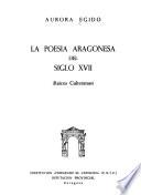 La poesía aragonesa del siglo XVII