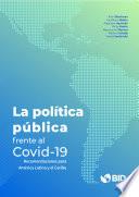 La política pública frente al Covid-19
