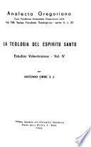 La teología del Espíritu Santo