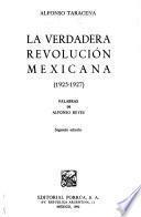 La verdadera revolución mexicana: 1925-1927