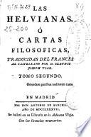 Las helvianas ó Cartas filosóficas