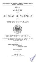 Laws of the Territory of New Mexico