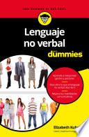 Lenguaje no verbal para Dummies