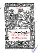 Libro de los honestos Amores de Peregrino y Ginebra