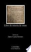 Libro de miseria de omne