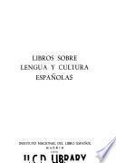 Libros sobre lengua y cultura españolas