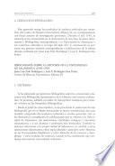Líneas de investigación. Bibliografía sobre la Historia de la Universidad de Salamanca (1989-1999)