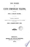 Los Anales de Cayo Cornelio Tácito, 1