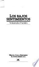 Los bajos sentimientos