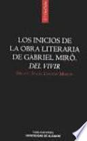 Los inicios de la obra literaria de Gabriel Miró