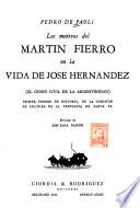 Los motivos del Martín Fierro en la vida de José Hernández