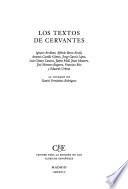 Los textos de Cervantes