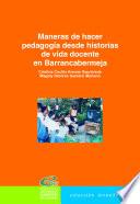 Maneras de hacer pedagogía desde historias de vida docente en Barrancabermeja