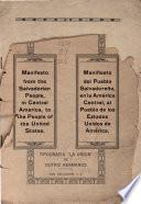 Manifesto from the Salvadorian people, in Central America, to the people of the United States