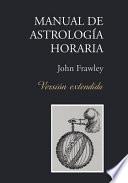Manual de Astrologia Horaria - Version Extendida