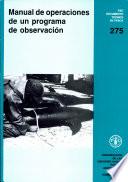 Manual de operaciones de un programa de observación