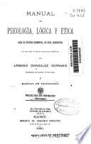 Manual de psicología, lógica y ética