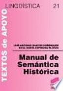 Manual de semántica histórica