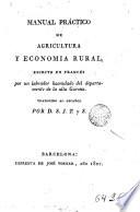 Manual práctico de agricultura y economía rural