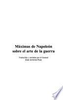 Máximas de Napoleón sobre el arte de la guerra