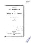 Memoria estadística del Instituto de Segunda Enseñanza de Zaragoza en el año académico de...