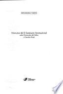 Memorias del II Seminario Internacional sobre Prevención del Delito y Derecho Penal