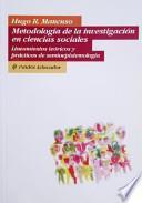 Metodología de la investigación en ciencias sociales