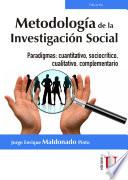 Metodología de la investigación social