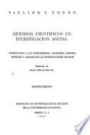 Métodos científicos de investigación social