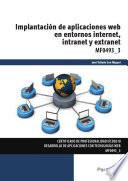 MF0493_3 - Implantación de aplicaciones web en entorno internet, intranet y extranet
