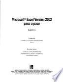 Microsoft Excel versión 2002