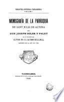 Monografía de la parroquia de Sant Juliá de Altura
