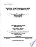 Multipurpose Arcade Combat Simulator (MACS) Basic Rifle Marksmanship (BRM) Program