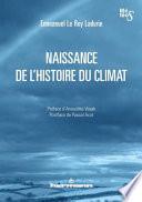 Naissance de l'histoire du climat