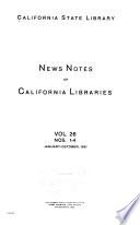News Notes of California Libraries