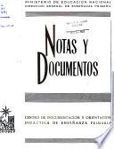 Notas y documentos