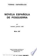 Novela española de posguerra ...