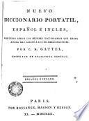Nuevo diccionario portatil, español e inglés
