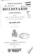 Nuevo Valbuena o diccionario latino-español